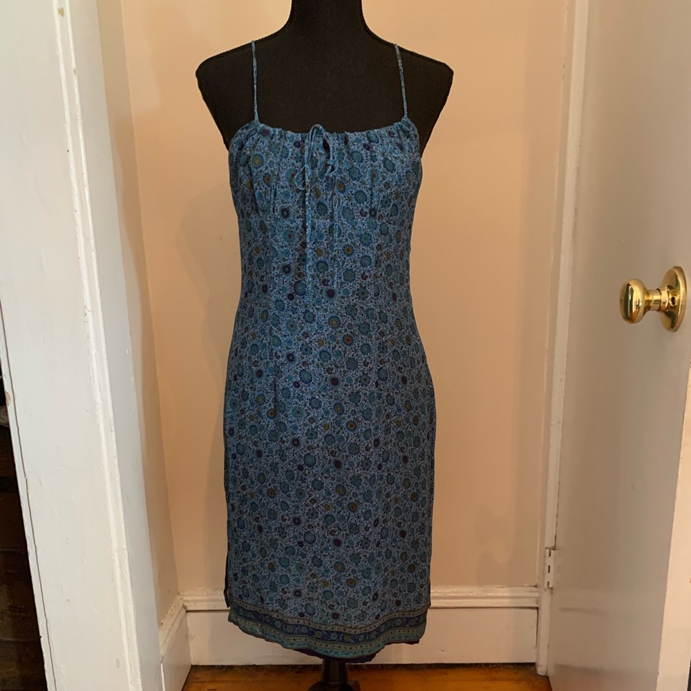 Blue Tessuto printed dress size Small